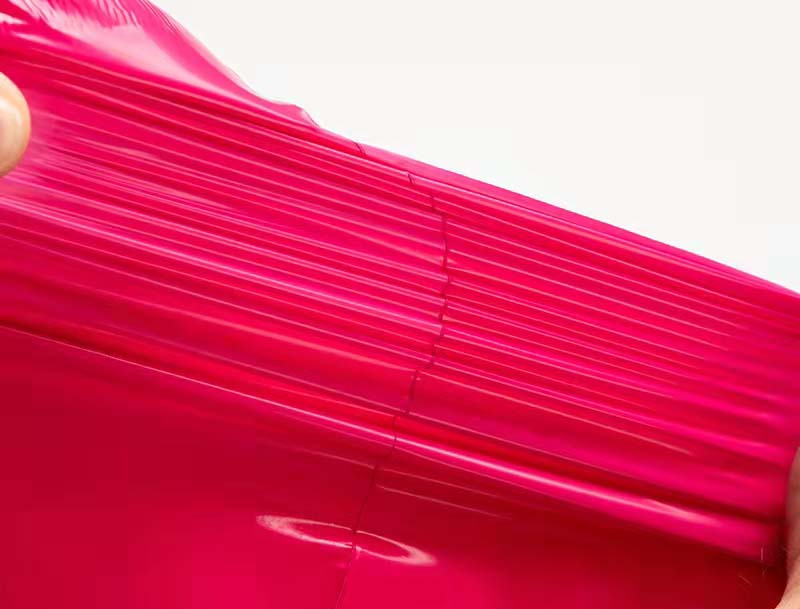 古浪玫红色快递袋-05