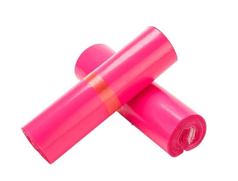 古浪玫红色快递袋-02